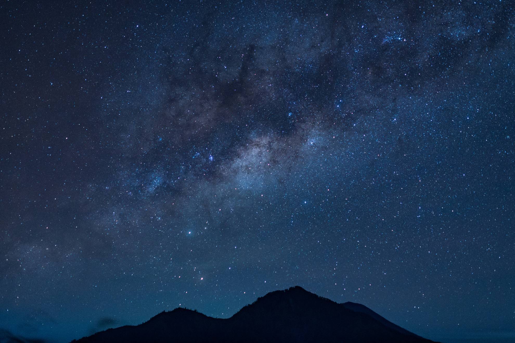 Starry night sky